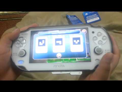 how to use ps vita ar play cards