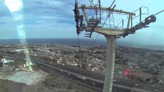 Funicular to Monte Calamorro mountain in Spain. GPS from 