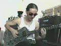 Daron Malakian plays on his Ibanez Ice Man.