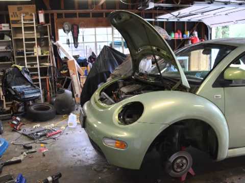 how to drain coolant on vw beetle