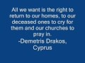 In 1974, a coup d'etat by the Greek Army Officers, which were located in Cyprus, tried to overthrow Makarios, who was the president of Cyprus.  This created enough problems, which facilitated the invasion of Cyprus by the Turkish military.  The first invasion took place on July 20, 1974.  A second invasion took place less than a month later, on August 14, 1974.  To this day the Turks still remain in Cyprus even though they are in violation of the UN charter.  During the invasions more than 200,000 Greek Cypriots were displaced and became refugees in their own country.  Thousands were killed and almost 2,000 people reported missing are still unaccounted for.