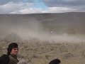 Tres motos Dakar en Telsen - Chubut