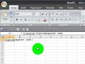 making a gantt chart in excel 2007