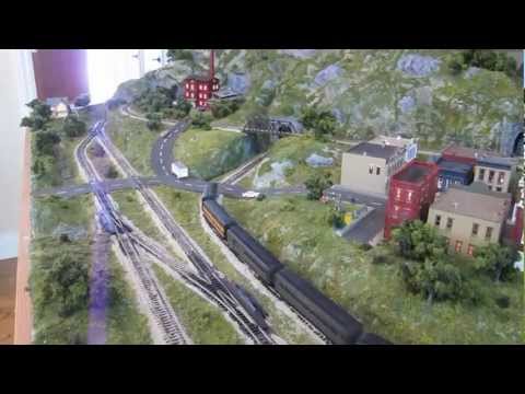 how to make an n gauge train layout