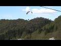 paraglider landing Unneland paraglider landing Unneland