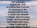 Rod Hoerner Memorial