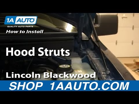 How To Install Replace Hood Struts 2004-13 Ford F150 Lincoln Blackwood