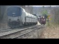 Click here to watch this video HD Six Pan Am Railways freights Plaistow,NH March & April 2012