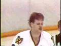 Probert decks Nylund red wings Blackhawks brawl late 80's