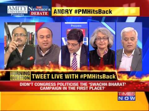The Newshour Debate: Angry Narendra Modi Charges at Opposition (27th Feb 2015)