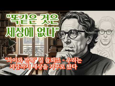 "똑같은 것은 세상에 없다" 질 들뢰즈가 밝힌 "차이"의 비밀 | "우리는 지금까지 세상을 거꾸로 봤습니다" 『차이와 반복』