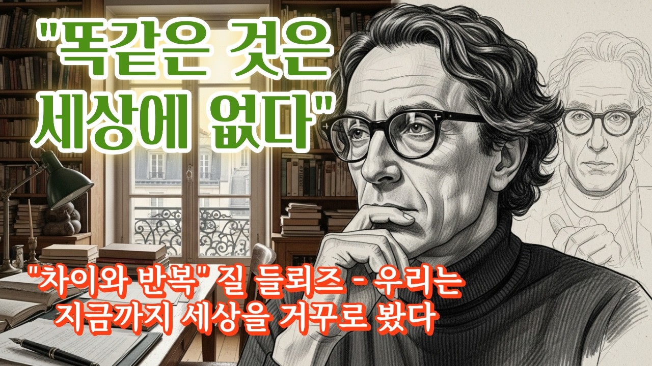 "똑같은 것은 세상에 없다" 질 들뢰즈가 밝힌 "차이"의 비밀 | "우리는 지금까지 세상을 거꾸로 봤습니다" 『차이와 반복』