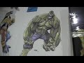 humberto ramos sketching at comic con 2008   day 1  3/3 