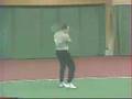 Better than Djokovic !!! Bjorkman imitating players tennis