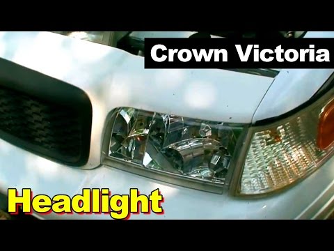 how to adjust crown victoria headlights