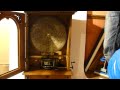 A late 19th century walnut Polyphon,