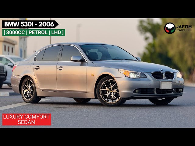 بي أم دبليو 530i ستاندارد 2006 BMW 530i SEDAN | 3.0L PETROL ENGINE | LHD | AUTOMATIC TRANSMISSION | 2WD | LEATHER SEATS | SUNR video