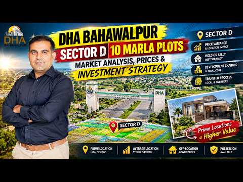 DHA Bahawalpur Sector D Plots Buying Selling Guide | 10 Marla Market Analysis 2026