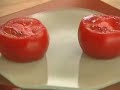 Tomato Steak with Baked Goat Cheese & Herb Salad