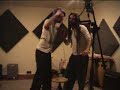 some of the footage of our album recordings