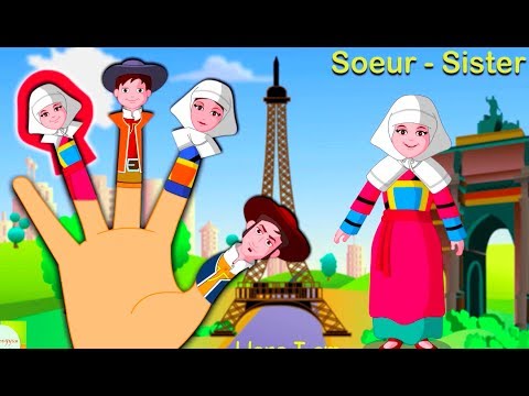 Finger Family - French Family | Nursery Rhymes & Songs For Children