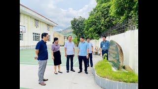 Bí thư Thành ủy Nghiêm Xuân Cường kiểm tra thực tế công trình chỉnh trang đô thị tại phường Vàng Danh