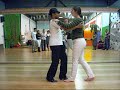 Combinatie met mambo right turn (beginners)