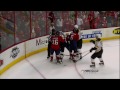 Scrum end of 3rd. Boston Bruins vs Washington Capitals 4/16/12 NHL Hockey