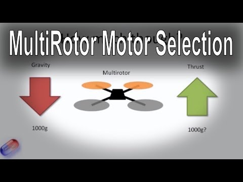 How to select the right motor for your multi-rotor