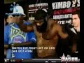 Shamrock Pushes Kimbo Slice At The Weigh In!