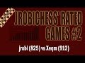 Chess Match: Xeqm (912) vs jrobi (825)