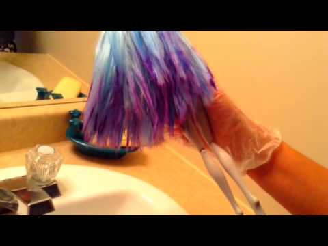 how to dye doll hair
