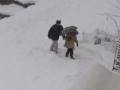 First snow in Sacele