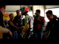 Jakub Smrz enters pit on provisional Pole Position - Imola 30.3.12