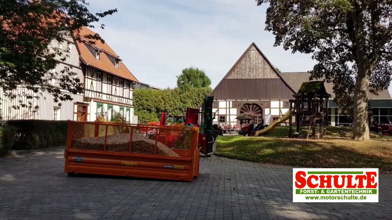 Oehler Hakenlift EHKL80 mit City-Abrollcontainer
