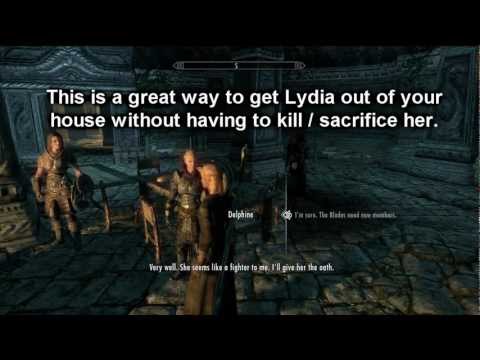 how to join the blades in skyrim