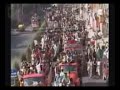 Kashmiris carrying Pakistani flags telling India to leave Kashmir Kashmiris carrying Pakistani flags telling India to leave Kashmir