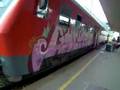 videos de graffiti on train in slowenien / slowenia