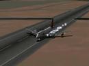 Strange landing B747 Quantas at YPAD