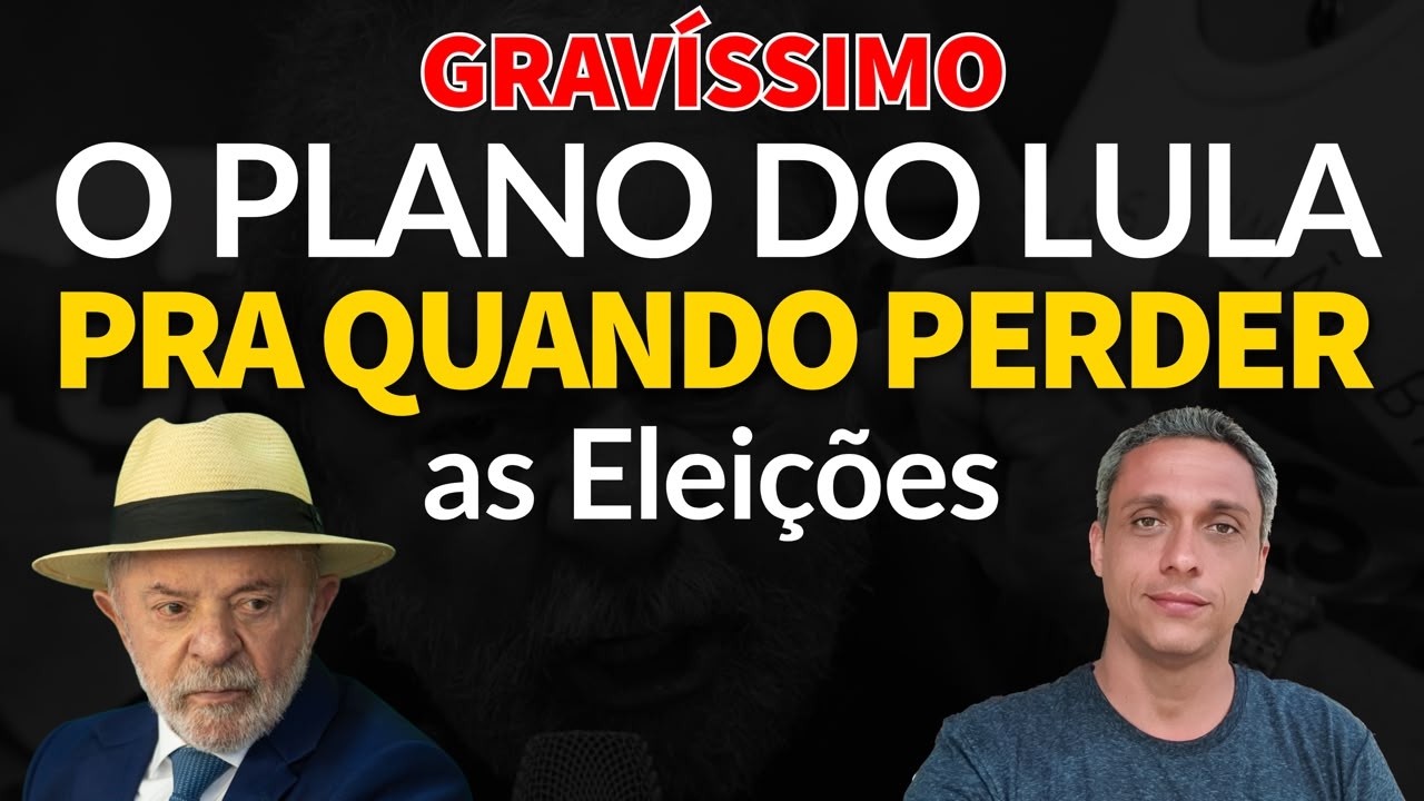 GRAVÍSSIMO! LULA sabe que vai perder e já prepara o GOLPE para anular as eleições