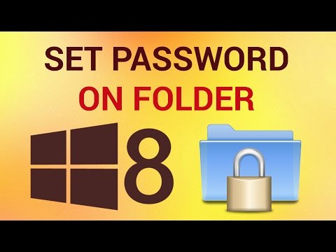 how to provide password to a folder