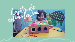 2- Caja de estimulación para bebés. Manualidad para niños.