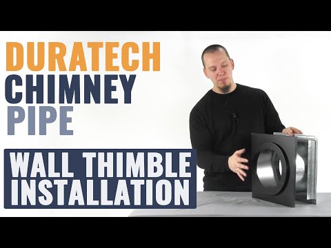 video-linktoworks-DuraTech Chimney Pipe - Wall Thimble Installation