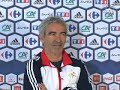 Interview de Domenech � Clairefontaine
