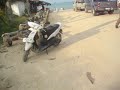 5 thaigirls give massage on Choen Moen Beach.