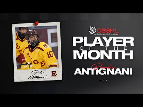 Brody Antignani | U15 December Player of the Month