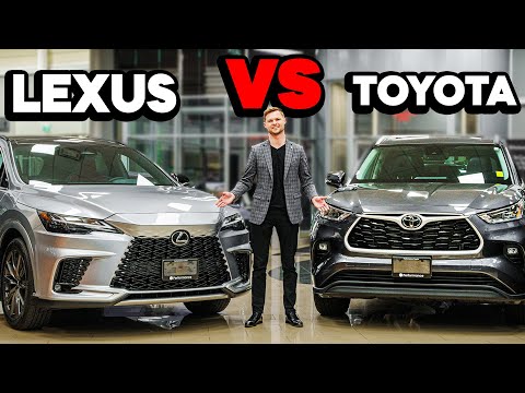 2023 toyota highlander vs lexus rx 350 full review