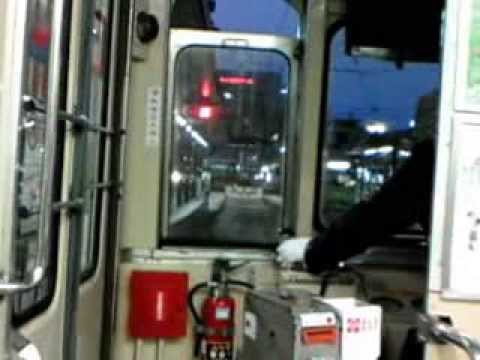 （広島）路面電車の車窓風景０６　広島駅に到着