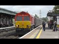 DB Red Shed on the Steels @ Didcot. DB Schenker red liveried 66152 