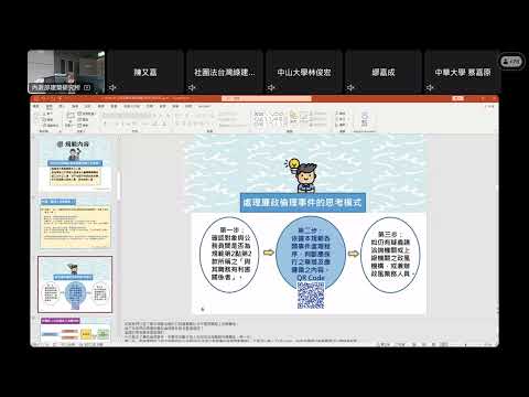 本所114年度研究計畫行政講習會議-廉政倫理
